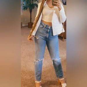 Banana republic white blazer